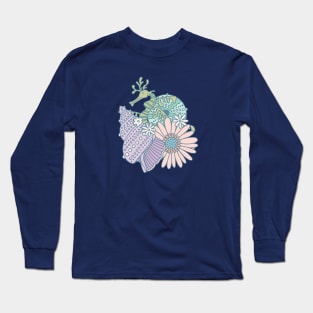 Sea Dragons Sea Shell Garden Long Sleeve T-Shirt